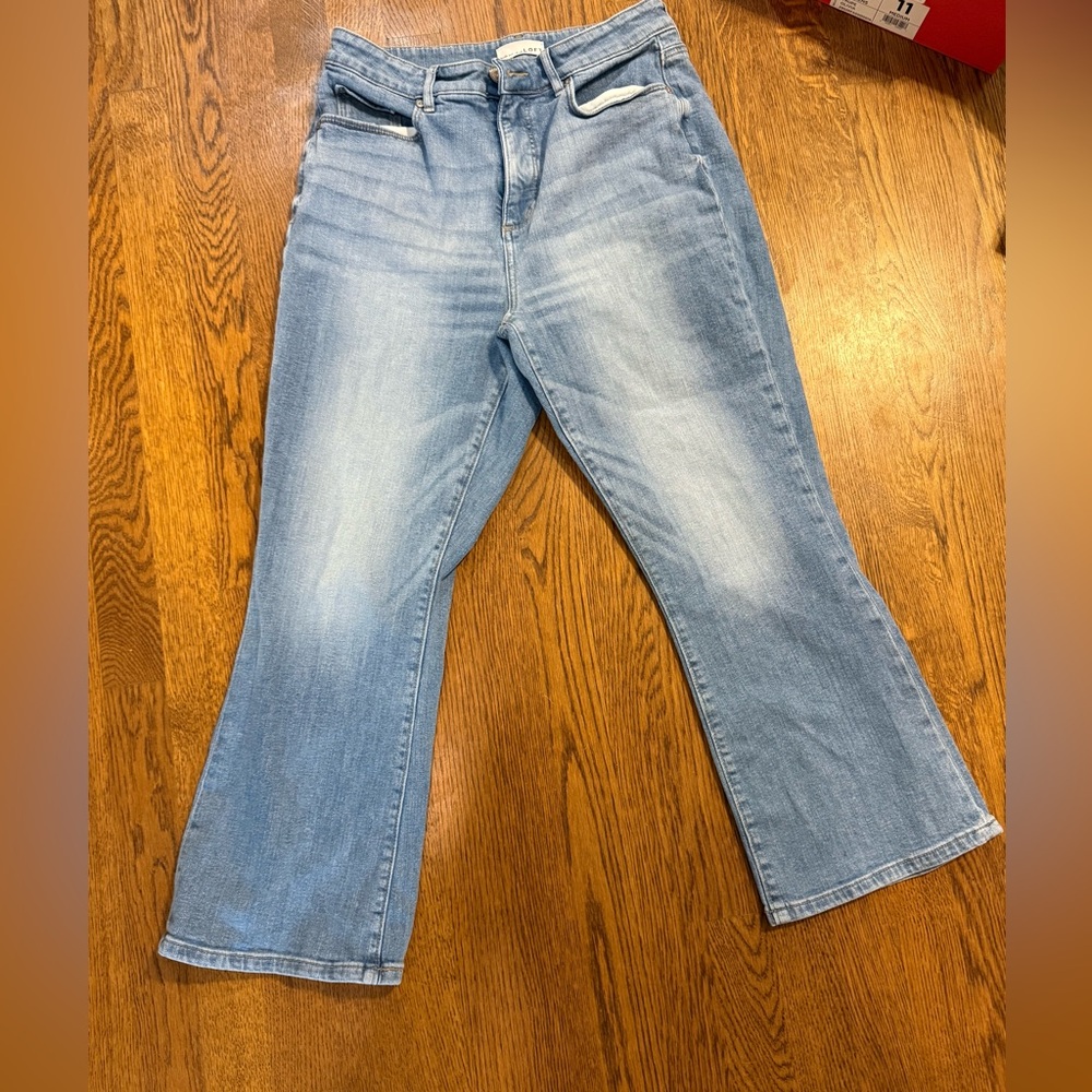 LOFT Light Blue Flare Jeans